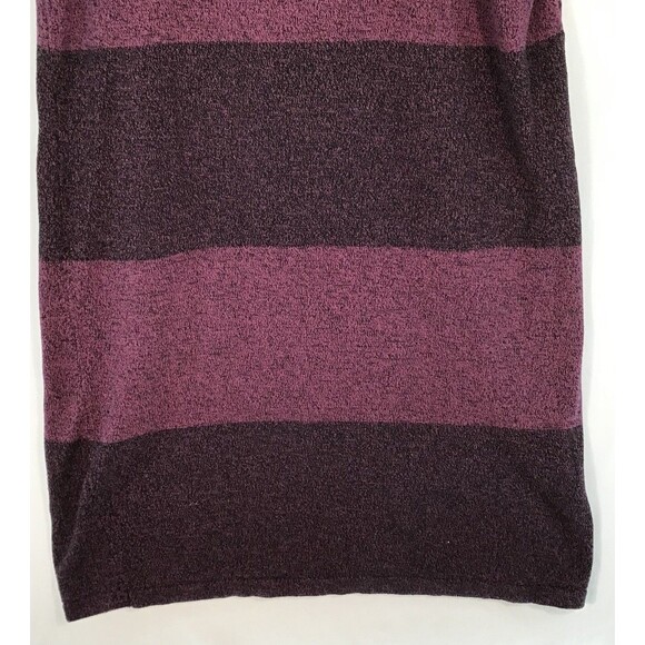 Woman Within 2x Sweater Dress Womens 26/28 Wine Burgundy Ombre Midi - Picture 11 of 14